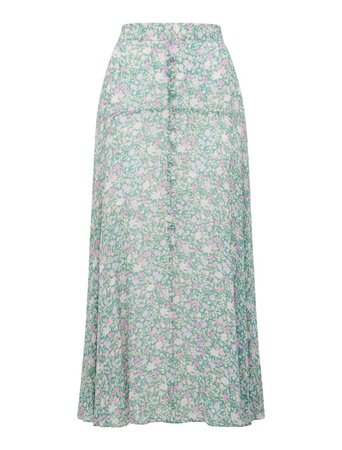 Bronte Button Front Midi Skirt - Womens Fashion Online | Ever New Clothing green