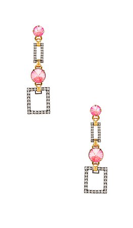 Elizabeth Cole Linnette Earrings in Pink | REVOLVE