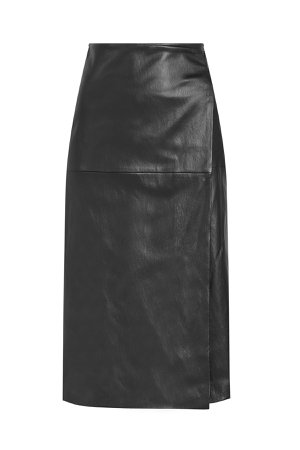 Leather Skirt Gr. US 4