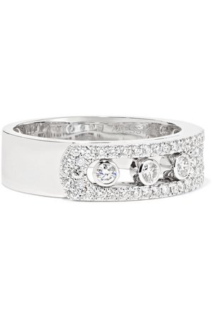 Messika | Move Noa 18-karat white gold diamond ring | NET-A-PORTER.COM