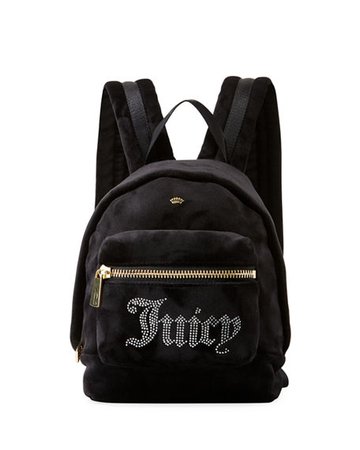 Juicy Couture New Mini Velour Backpack