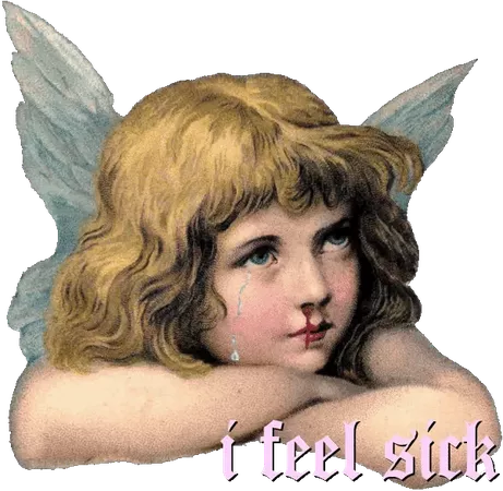 angel angels gore aesthetic Sticker by devilgirl