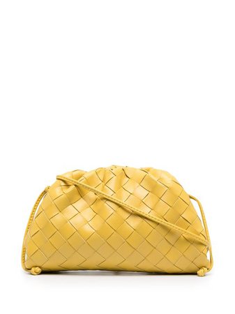 Shop Bottega Veneta Pouch 20 leather clutch bag with Express Delivery - FARFETCH
