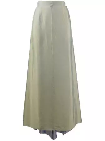 CHANEL Pre-Owned 2000s high-low Maxi Skirt - Farfetch