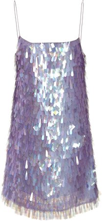 Rachel Gilbert Tayah Pailette-Embellished Mini Dress