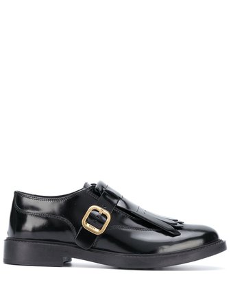 Tod's tassel-front Buckled Shoes - Farfetch