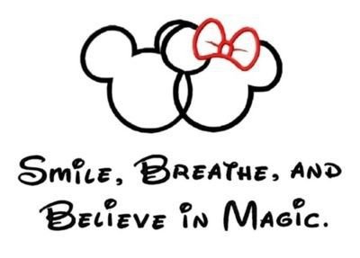 Smile, Breathe, and Believe in Magic / wonderful world of disney - Juxtapost