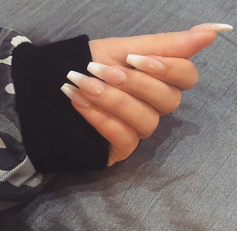 french tip nails long