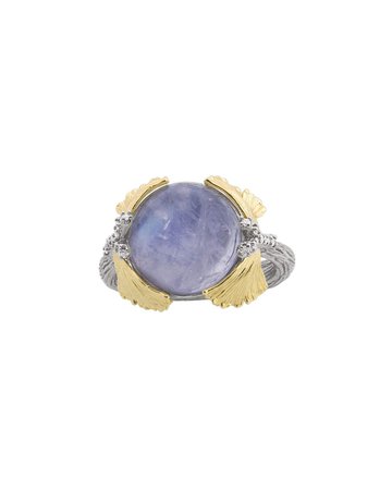 Michael Aram Chalcedony Butterfly Ginkgo Dome Ring