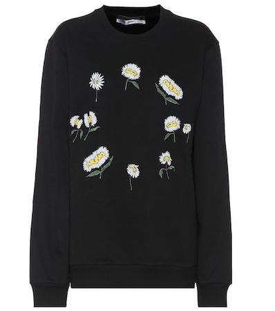 Daisy Ring cotton-blend sweatshirt
