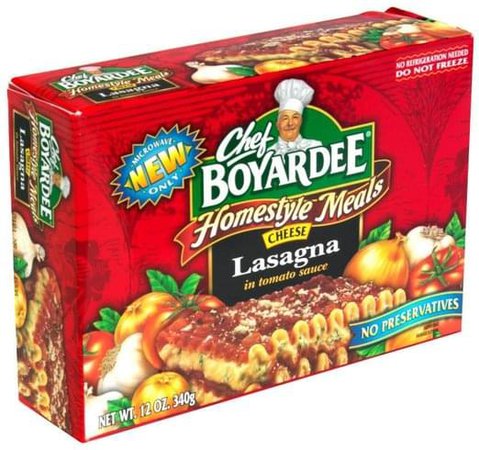 Chef Boyardee in Tomato Sauce Cheese Lasagna - 12 oz, Nutrition Information | Innit