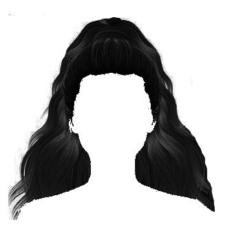 black hait - ponytail edit