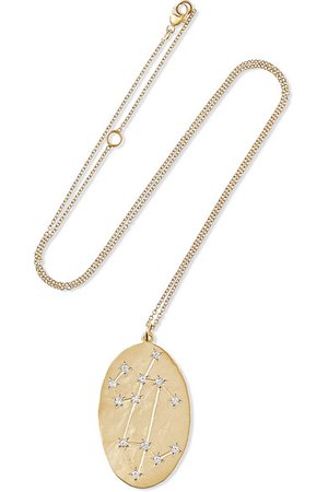 Brooke Gregson | Leo 14-karat gold diamond necklace | NET-A-PORTER.COM