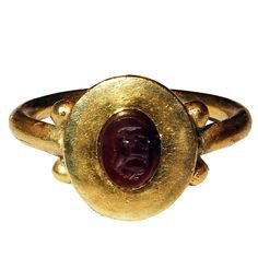 8th Century Merovingian Gemstone Ring