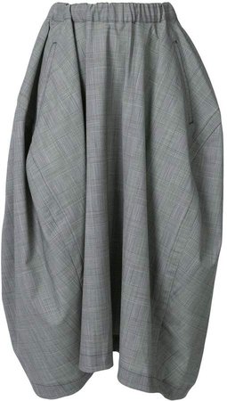 Flared Mid-Length Skirt