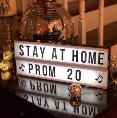 stay at home prom