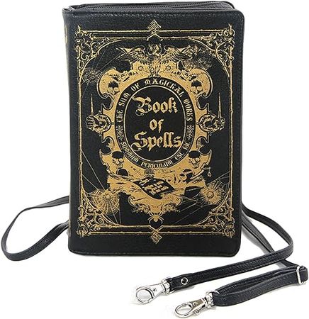 Comeco Halloween Book Of Spells Crossbody Clutch Bag (Book Of Spells): Handbags: Amazon.com