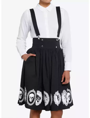 Thorn & Fable Grimm Fairy Tales Suspender Skirt | Hot Topic