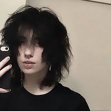 black haired mullet facless guy - Google Search