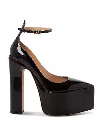 Valentino Garavani Women's Pointed Toe High Heel Platform Pumps | Bloomingdale's