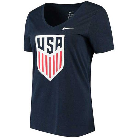 US National Team Nike Women's Legend V-Neck T-Shirt - Navy