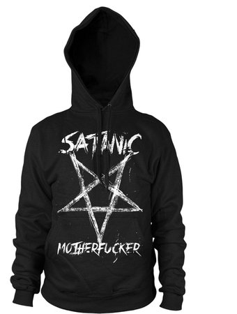 Satanic Motherfucker - Hooded Pullover Sweater – Blackcraft Cult