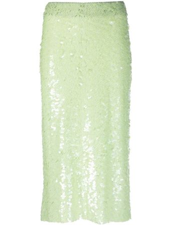 Ermanno Scervino sequin-embellished Silk Skirt - Farfetch
