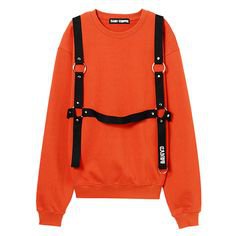 orange sweatshirt