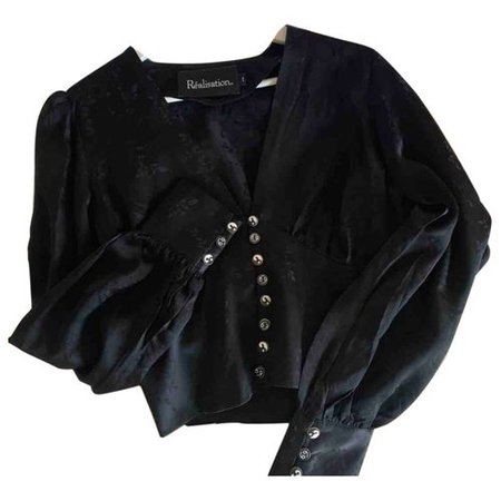 Silk blouse Réalisation Black size XS International in Silk - 15521227