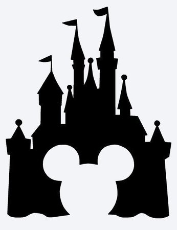 cinderella castle silhouette - Google Search