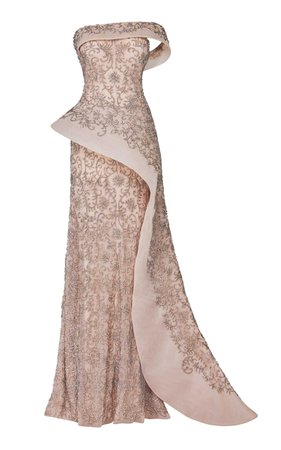 Alisson Beaded Gown by Maison Yeya | Moda Operandi