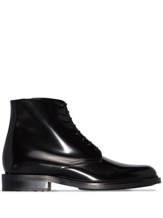 Saint Laurent Army Ankle Boots 581861BSS00 Black | Farfetch
