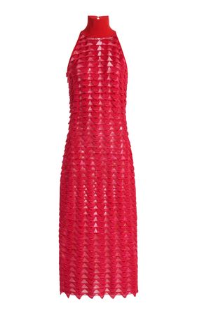 Textured Chevon Turtleneck Midi Dress By Missoni | Moda Operandi