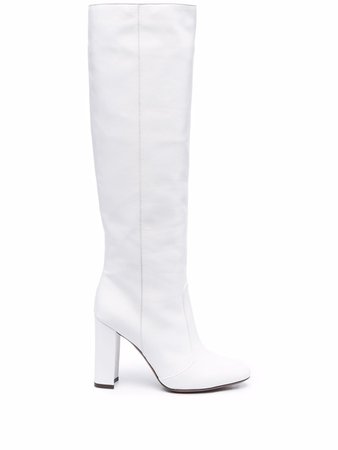 Shop L'Autre Chose leather knee-length 100mm boots with Express Delivery - FARFETCH