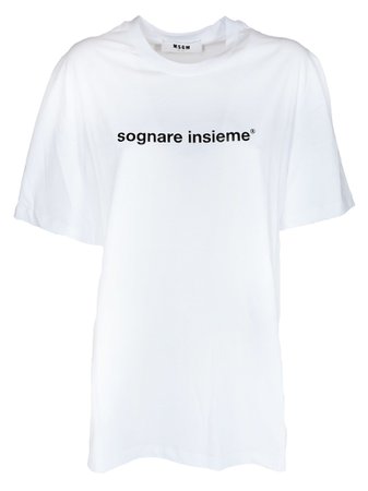 Msgm Sognare Insieme Print T-shirt