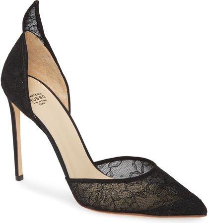 Francesco Russo d'Orsay Pointed Toe Pump (Women) | Nordstrom