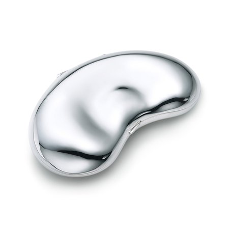 Elsa Peretti® Bean® clutch in sterling silver. | Tiffany & Co.