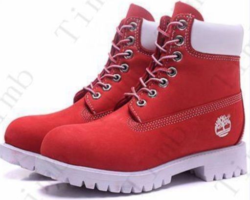 Red White Timberland Boots