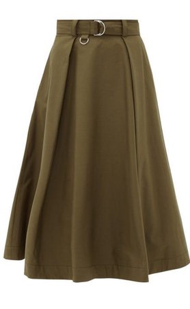 long brown skirt