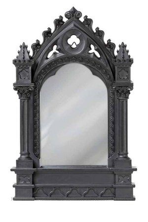 Cathedric Black Gothic Mirror by Alchemy Gothic - The Gothic Shop