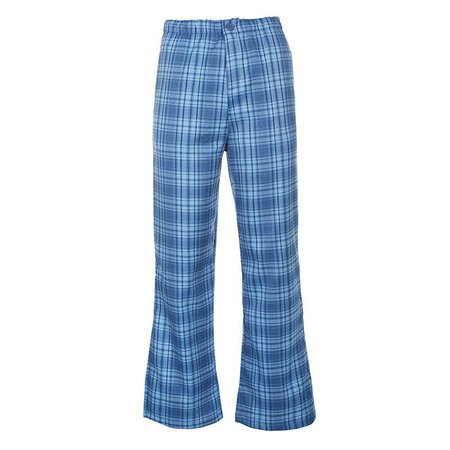 checkered sweatpants blue