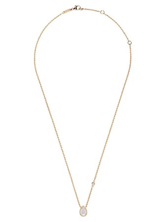 Boucheron 18kt Yellow Gold Serpent Bohème XS Motif mother-of-pearl Diamond Pendant Necklace - Farfetch