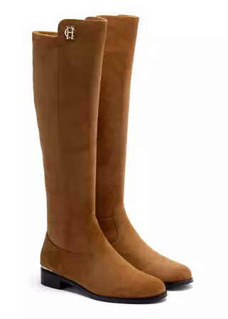 Albany Knee Boot (Tan Suede) – Holland Cooper ®