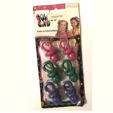 Accessories | Vintage 8s 90s Hair Band Pony Tails Pacifiers | Poshmark