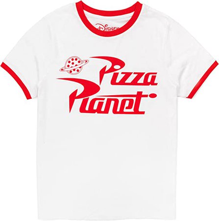 Amazon.com: Toy Story Pizza Planet Ringer Women's T-Shirt (XXL) White : Clothing, Shoes & Jewelry