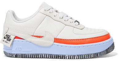 Air Force 1 Jester Xx Textured-leather Sneakers - Ivory