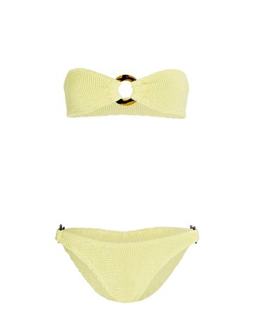 Hunza G Gloria Bandeau Bikini Set | INTERMIX®
