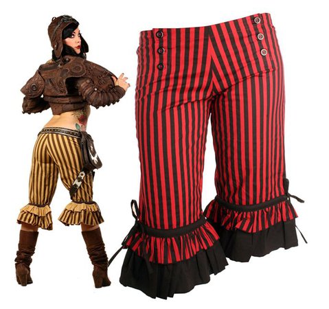 red and black stripe bloomers wildcard