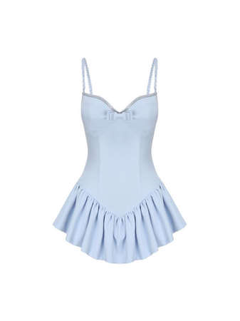 Blue short dress pic by https://pin.it/6MLApCxAh