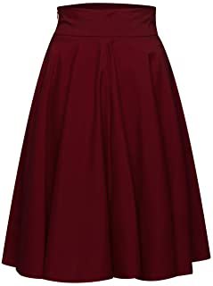 Amazon.com : Maroon circle skirt